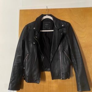 Genuine leather Zara jacket